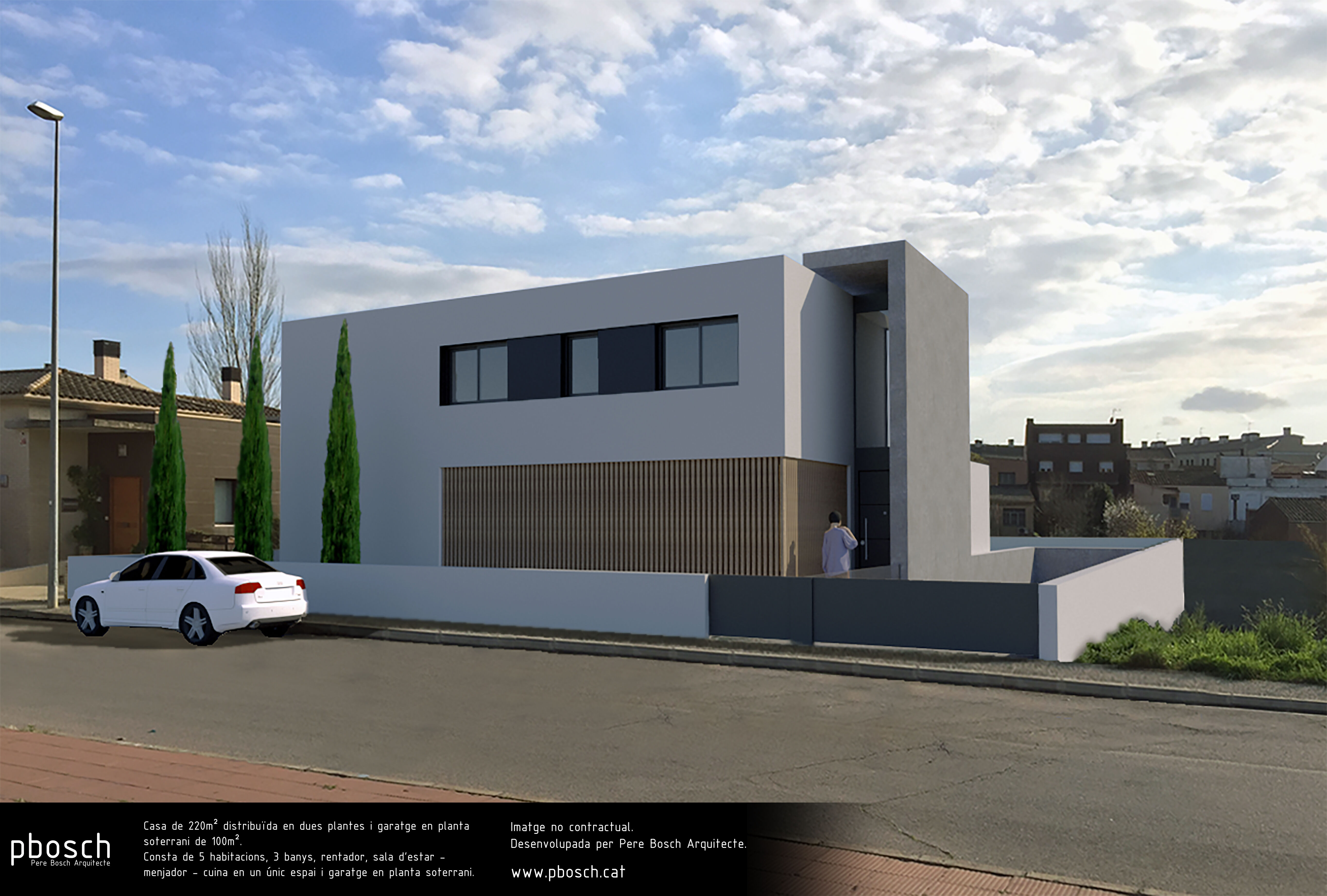 Projecte mostra tipus casa aïllada