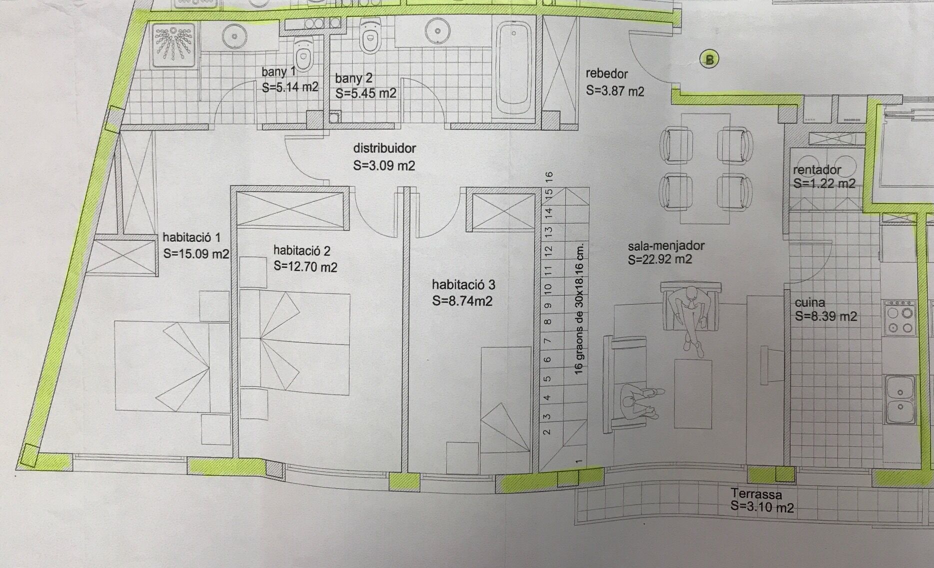 Plànol dúplex 228000 €